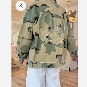 Camouflage Jean Jacket